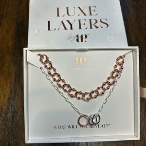 BP Rose Gold and Silver Necklace Duo